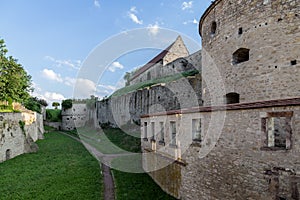 Ditches and fortifications of the medieval castle