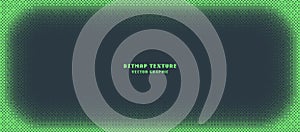 Dither Pattern Bitmap Texture Vector Rounded Frame Halftone Gradient Abstraction