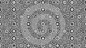 Dither Radial Explosion Black And White Pixel Repetitive Animation