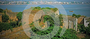 Diu fort overlooking the Arabian Sea, India