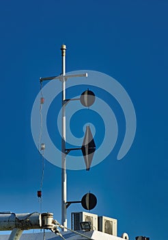 diurnal signal for a dredger in a lake photo