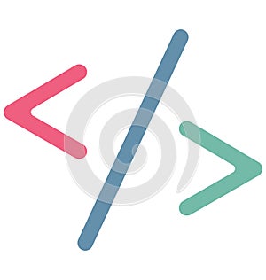 Div Isolated Vector Icon which can easily modify or edit