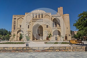 Divan-Begi Khanaka in the center of Bukhara, Uzbekist