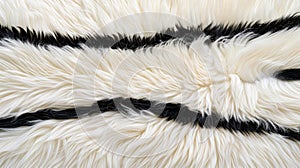 Dive into the wild with this seamless pattern featuring striking black and white Bengal tiger fur textures