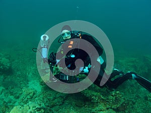 Diver With Camera