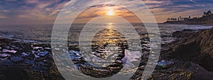 Diver`s Cove Sunset Panorama