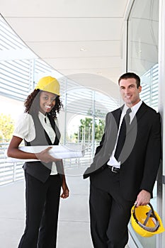 Diverse Business Construction Team