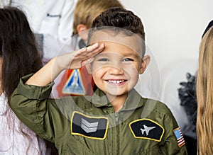 Diverse children in a studio shoot