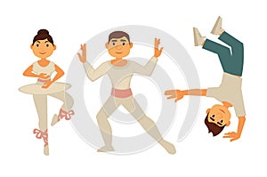 Diverse Dance Styles Practice Illustration