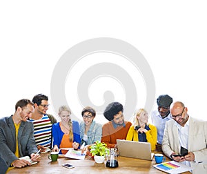 Diverse Ethnic Business Occupation Cheerful Variation Concept