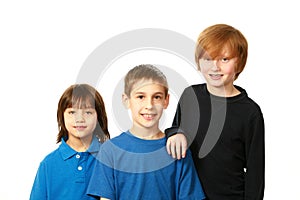 Diverse group of boys