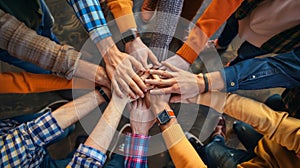 The Circle of United Hands.AI generated image