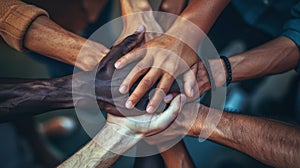 The Diverse Hands of Unity.AI generated image