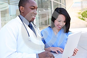 Diverse Medical Team at Hospital