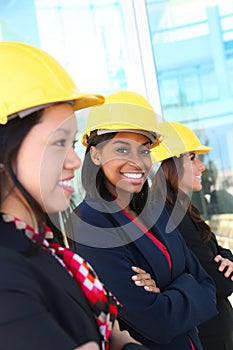 Diverse Woman Construction Team