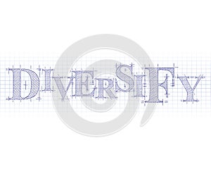 Diversify Technical Word photo