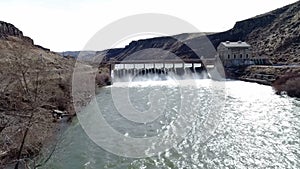 Diversion Dam during the spring high water run off