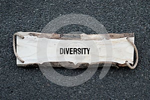 Diversity - BLACK LIVES MATTER - Image, Illustration with words related to the topic BLACK LIVES MATTER