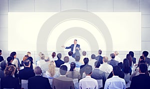 Diversity Business People Seminar Presentation Team Concept