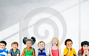 Diversity Children Friendship Innocence Smiling Concept