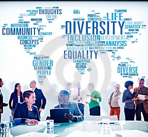 Diversity Community Meeting Business People Concept