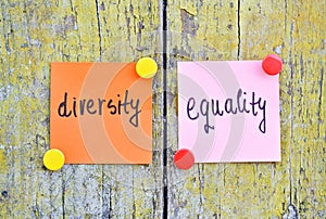 Diversity and Equality