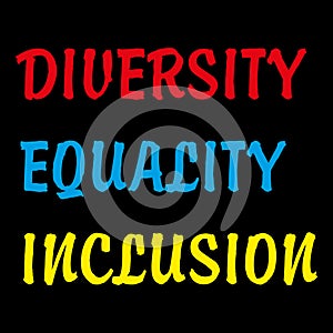 diversity equality inclusion on black