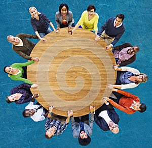 Diversity Group of Business People Teamwork Support Concept