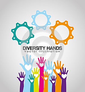 diversity hands design