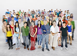 Diversity Large Group of People Multiethnic Concept