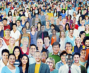 Diversity Large Group of People Multiethnic Concept