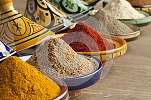 Diversity of Moroccan powder herbs