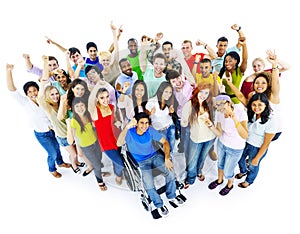 Diversity People Crowd Friends Communication Concept