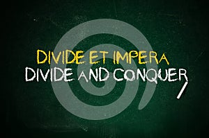 Divide and conquer photo