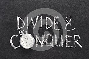 Divide and conquer watch