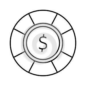 Divide Vector Icon which can easily modify or edit