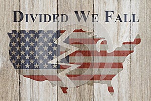 Divided we fall message