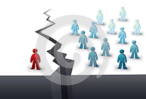 Divided from the others