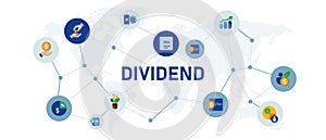 dividend trader stock price profit for shareholder growth finance success earning income