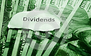 Dividends on cash