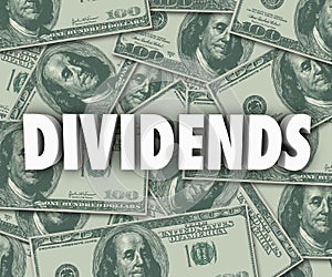 Dividends Earning Money Profits Stock Investments