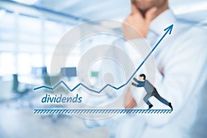 Dividends increase photo