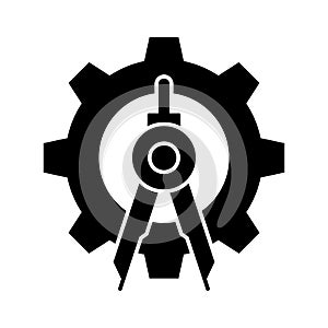 Divider tool Isolated Vector icon Which can easily modify or edit
