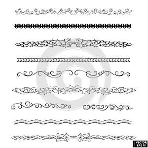 Dividers, hands draw set