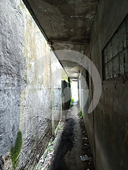 dividing tunnel two local village