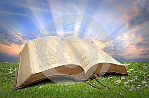 Divine bible spiritual light