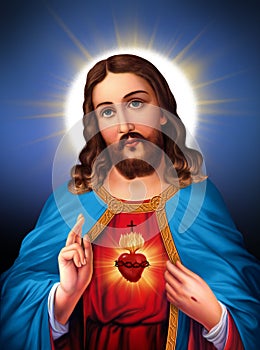 Jesus Christ Divine Mercy of Sacred Heart