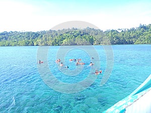 Diving activites in the Bunaken