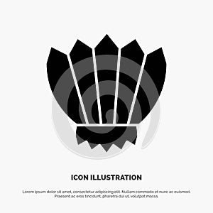 Diving, Fins, Flippers, Ocean, Outdoor solid Glyph Icon vector