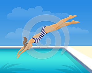 Diving Girl